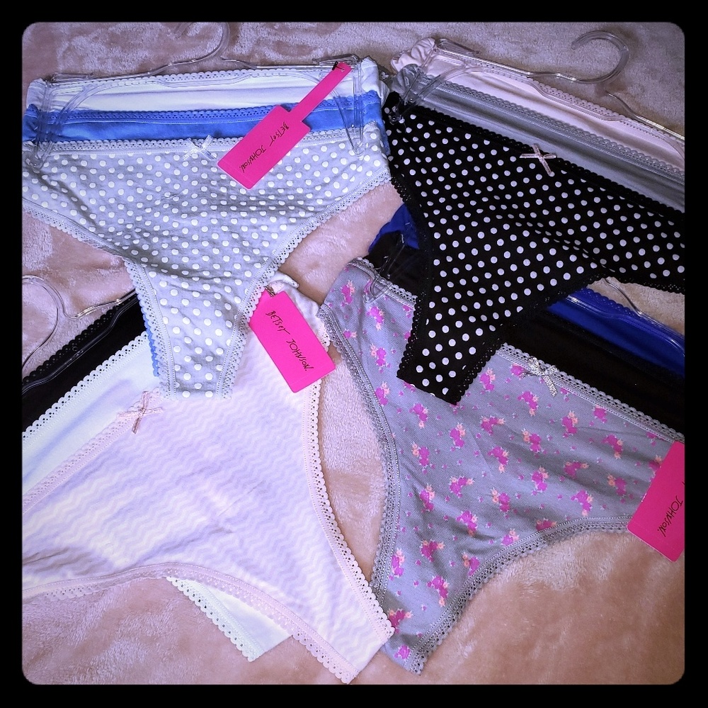 Betsey Johnson 12 Large thongs underwear undies